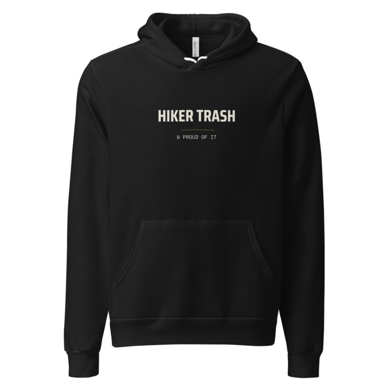 HIKER TRASH Hoodie mockup