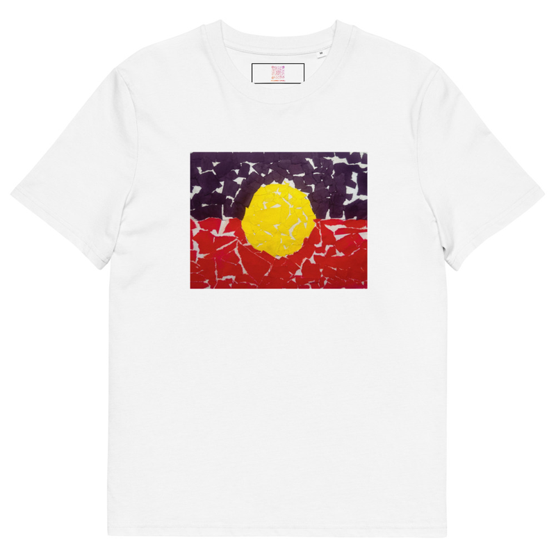 Aboriginal Flag - Unisex Organic Cotton Tee – Image 12