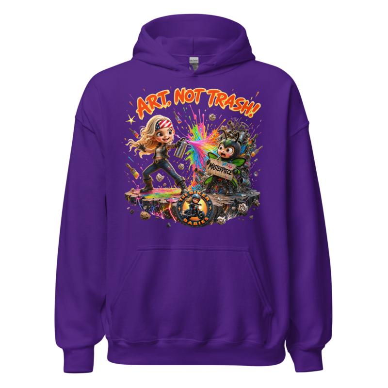 Art Not Trash Hoodie