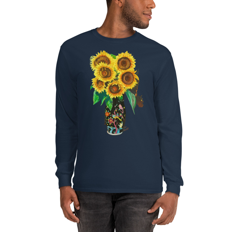 Herend Harmony - Unisex Long Sleeve Shirt – S, Navy