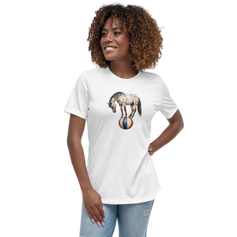 Appaloosa Horse Balancing Act Women's Relaxed Tee