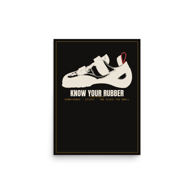 Know Your Rubber Poster mockup