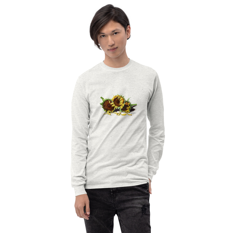 Fleeting Beauty - Unisex Long Sleeve Shirt – XL, Ash