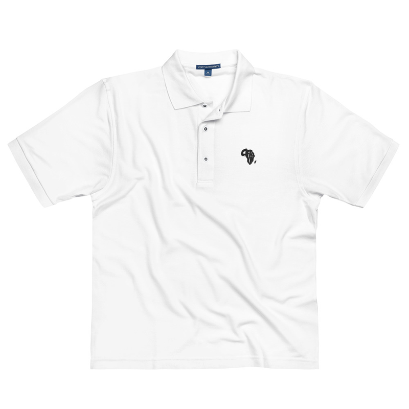 AfriKin Black Men's Premium Polo