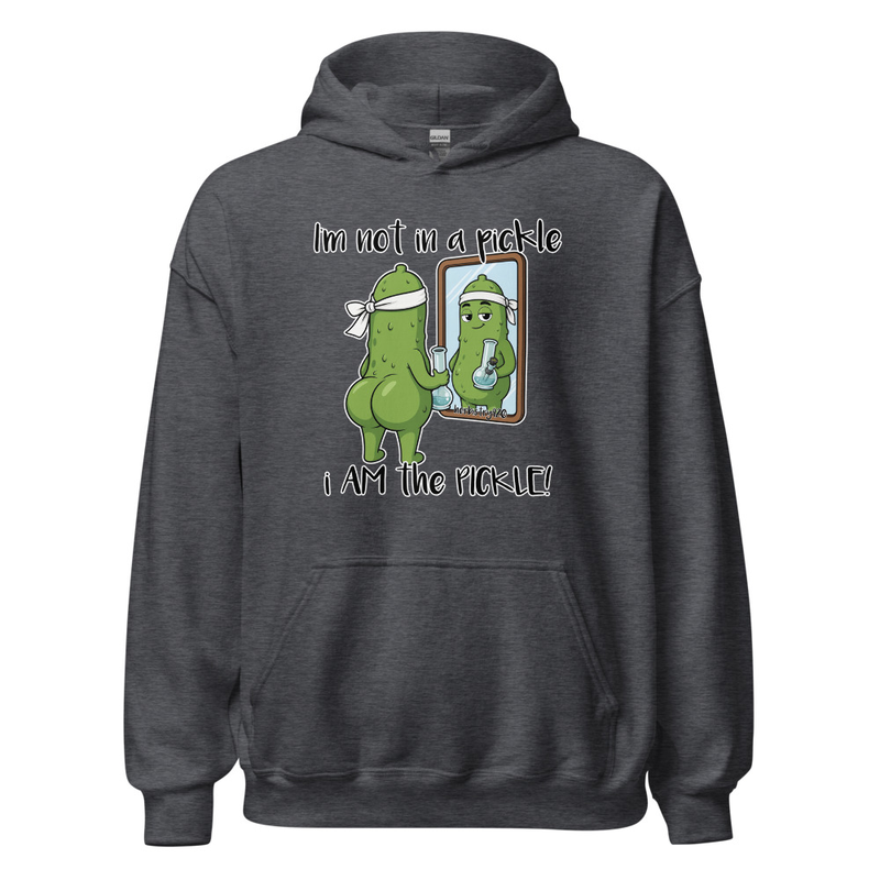 I Am The Pickle – Unisex Hoodie — Dark Heather