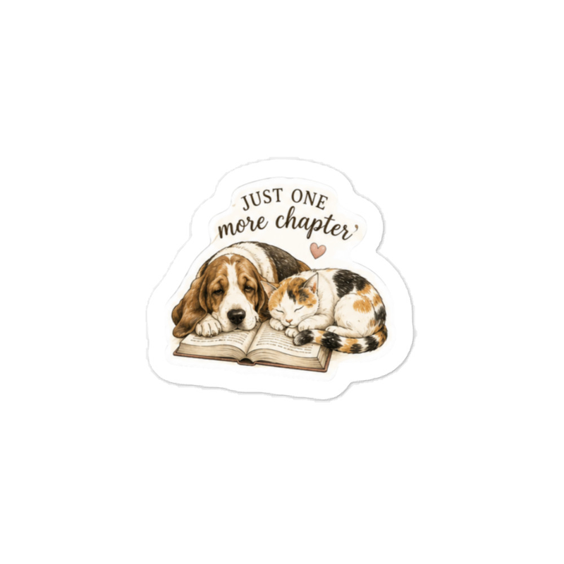 One More Chapter Kiss-cut vinyl decals