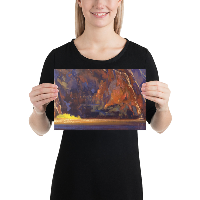 Canyon Walls - Fine Art Canvas Print – Image 2