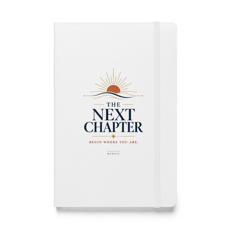 Hardcover bound notebook