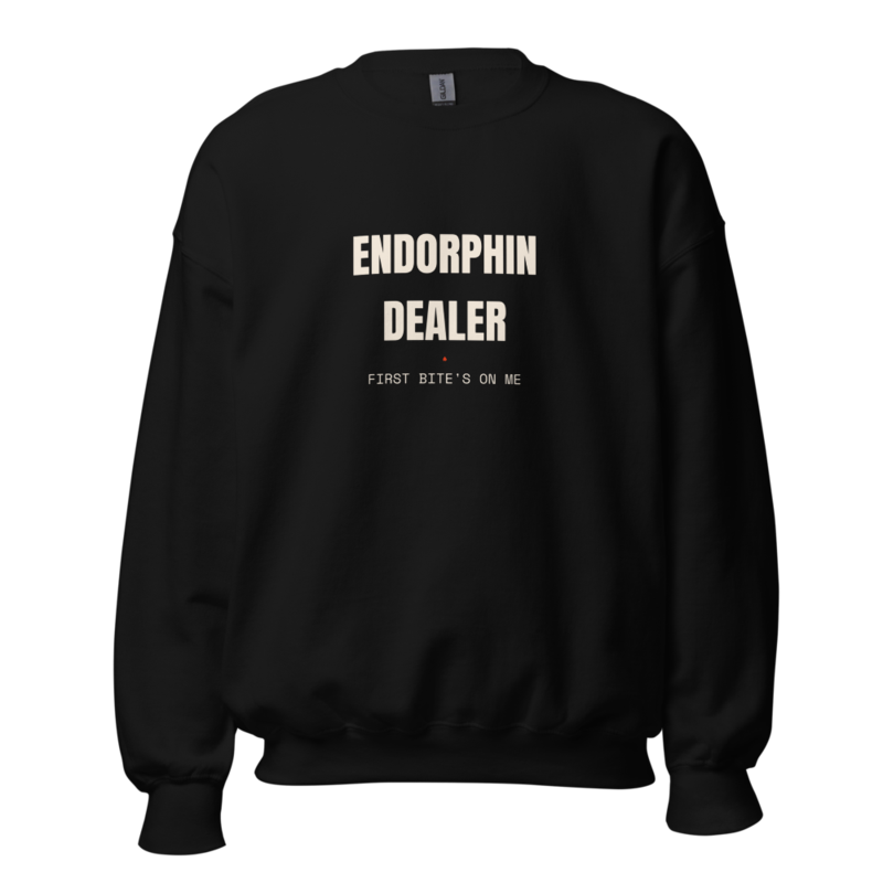 ENDORPHIN DEALER Crewneck mockup