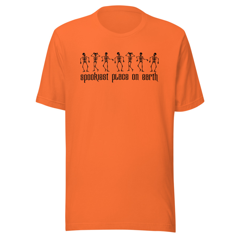 Spookiest Place On Earth Tee – 2XL, Orange