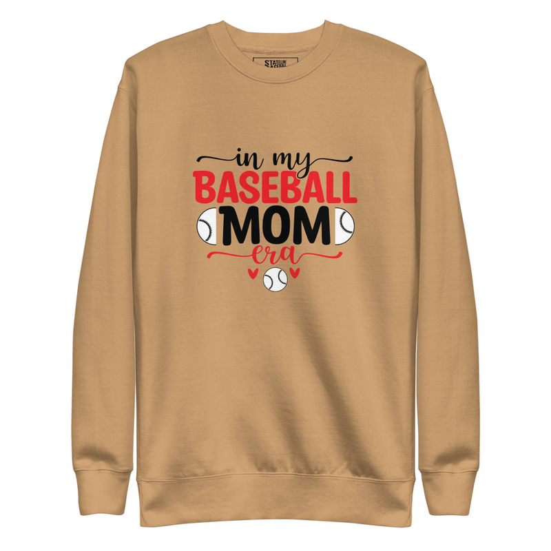 Baseball Mom Era - Premium Sweatshirt