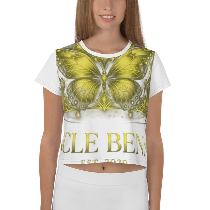 Uncle Benny ® Crown IV Crop Tee Neon Yellow EST. 2020