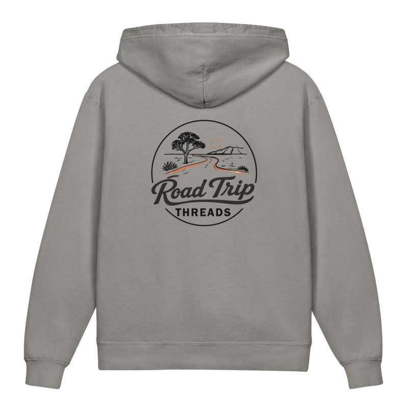Road Trip Hoodie – XS, Grey