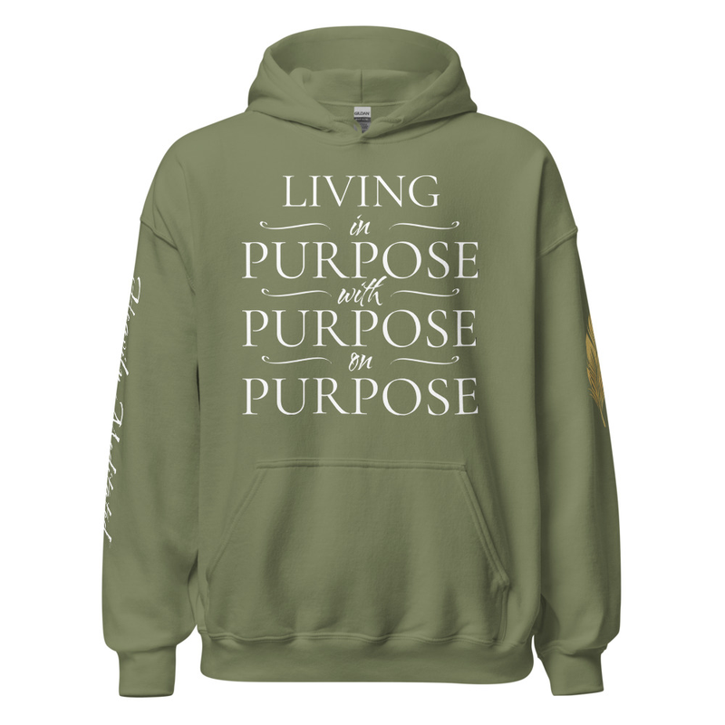 Soft Hoody - in with on Purpose – S, Military Green