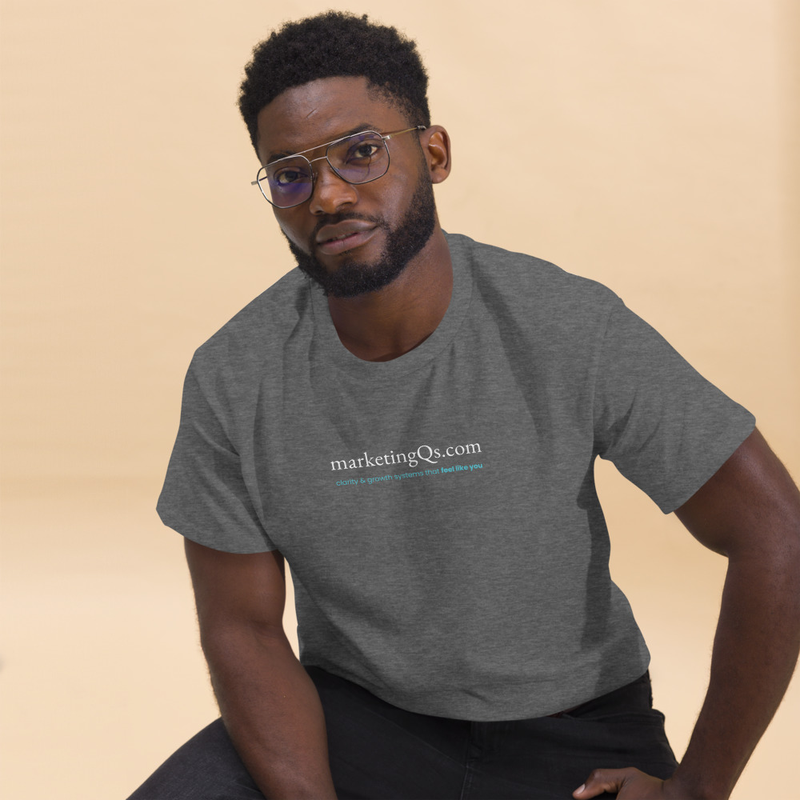 mQs Day One - Dark Promo T – S, Dark Heather