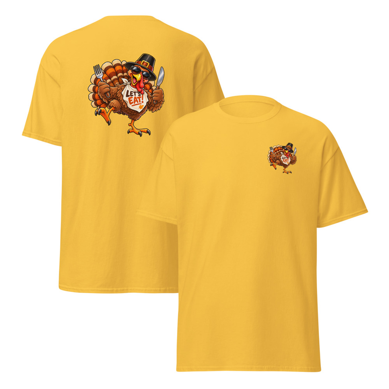 Let's Eat Thanksgiving Unisex classic tee – L, Daisy
