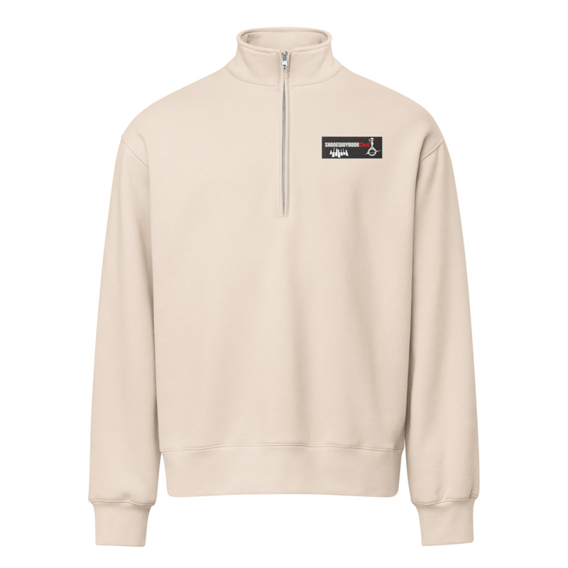 Unisex half-zip pullover