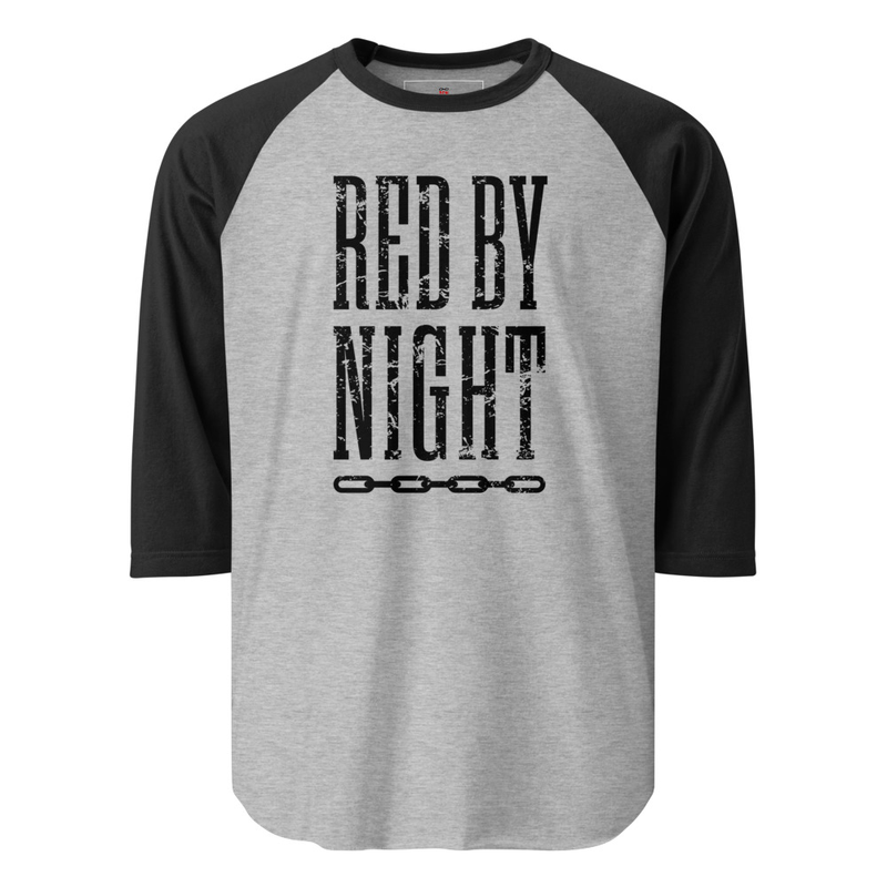 Official Red By Night 3/4 sleeve raglan shirt