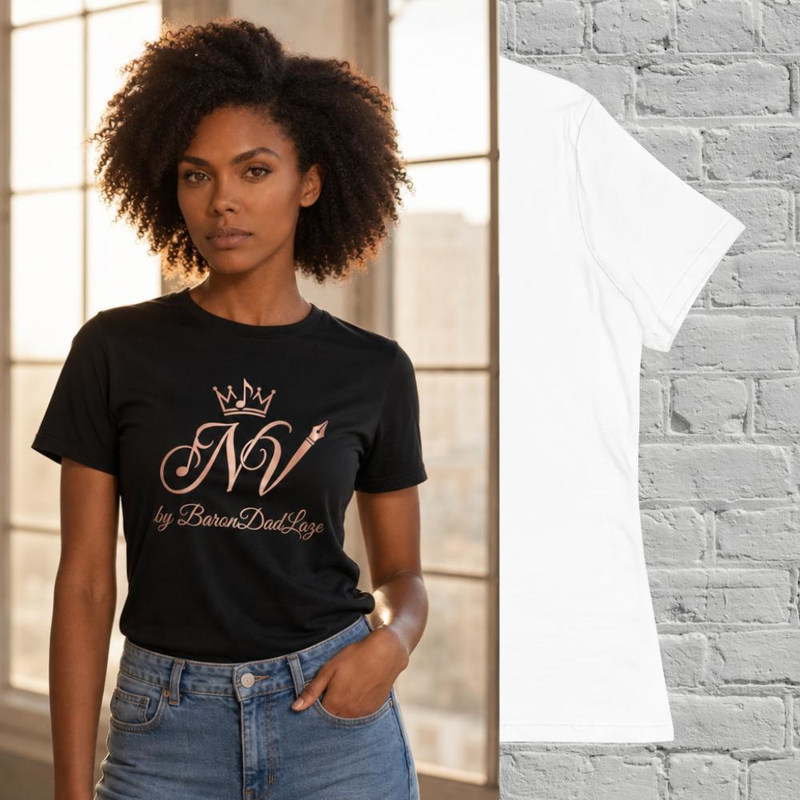 BaronDadLaze "Note & Verse" Women's Relaxed T-Shirt