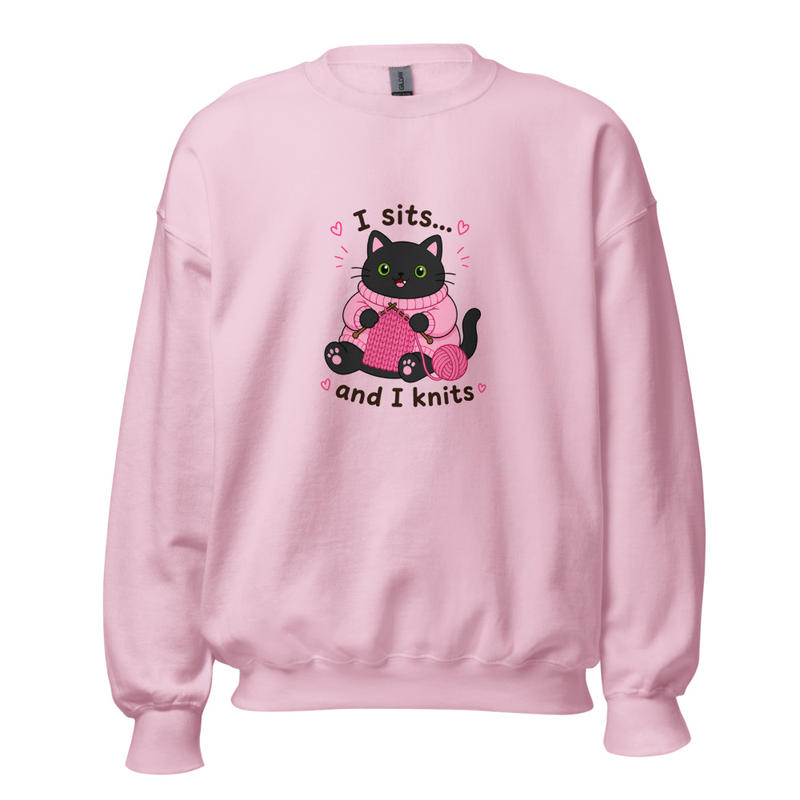 Snaggletooth Knitting Jumper – 2XL, Light Pink