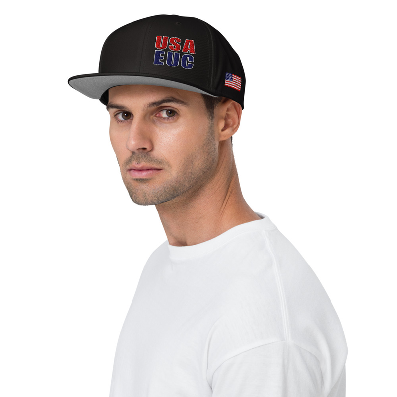 USA EUC Official Flat Brim Hat
