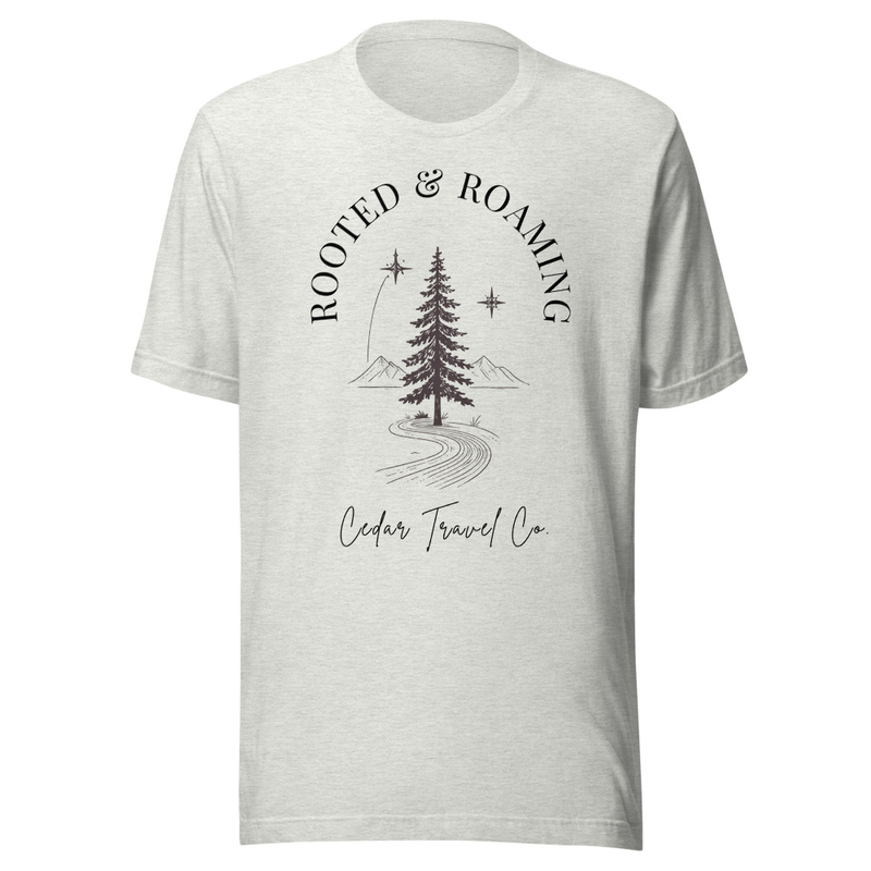 Rooted & Roaming Tee – 2XL, Ash