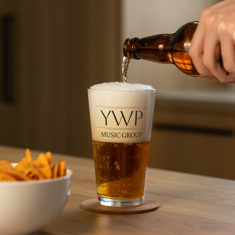 YWP Music Group Pint Glass
