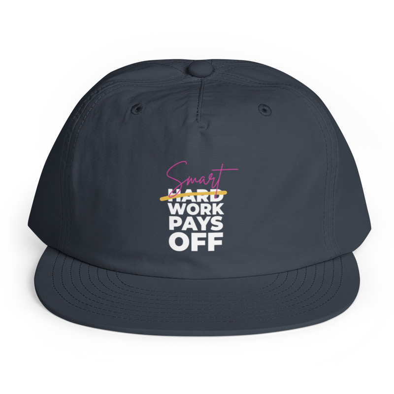 "Smart Work Pays Off" Surf cap