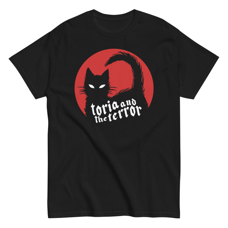 Toria and The Terror "The Black Cat" tee