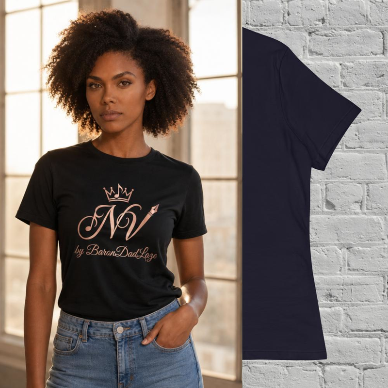 BaronDadLaze "Note & Verse" Women's Relaxed T-Shirt