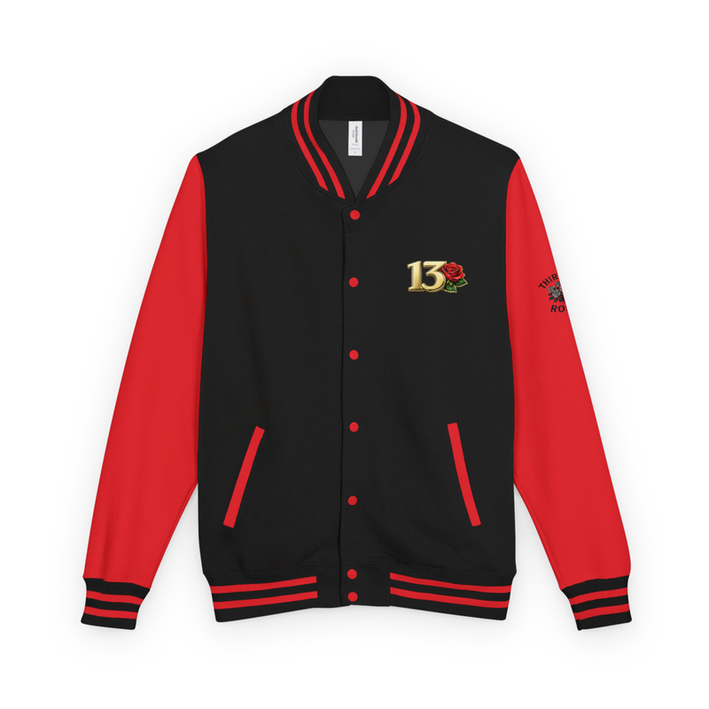 Heavyweight letterman jacket