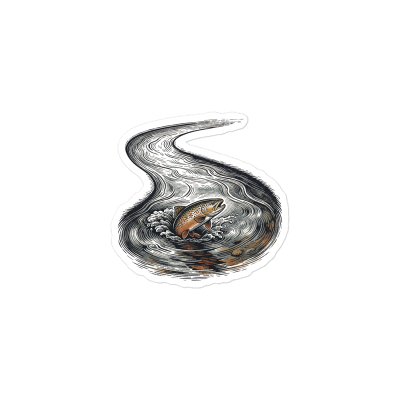 Read the Water Sticker — Fly Fishing merch