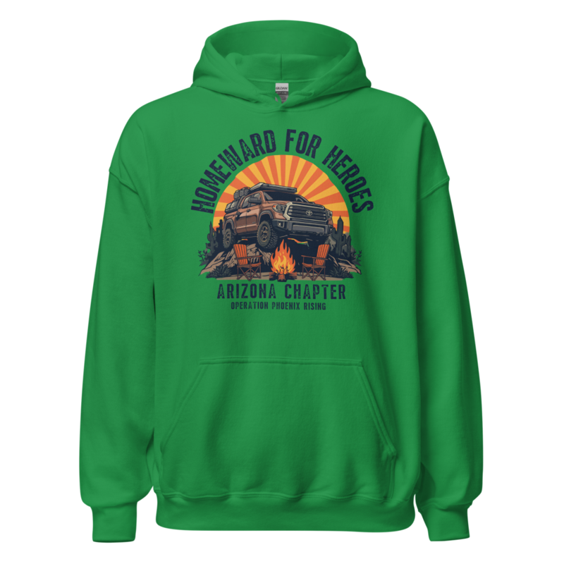 Arizona Chapter Unisex Hoodie – XL, Irish Green