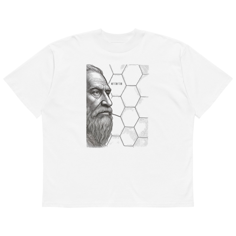 Stoic organic oversized high neck t-shirt