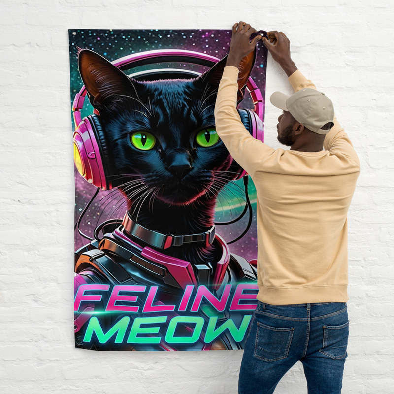 Feline Meow Flag