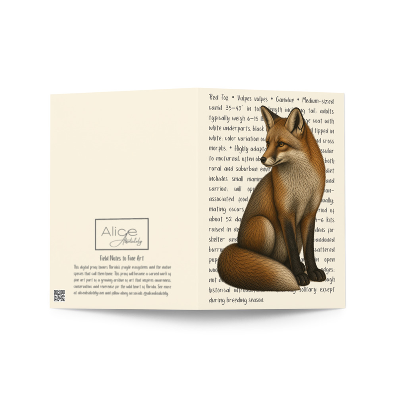 Red Fox Greeting Card