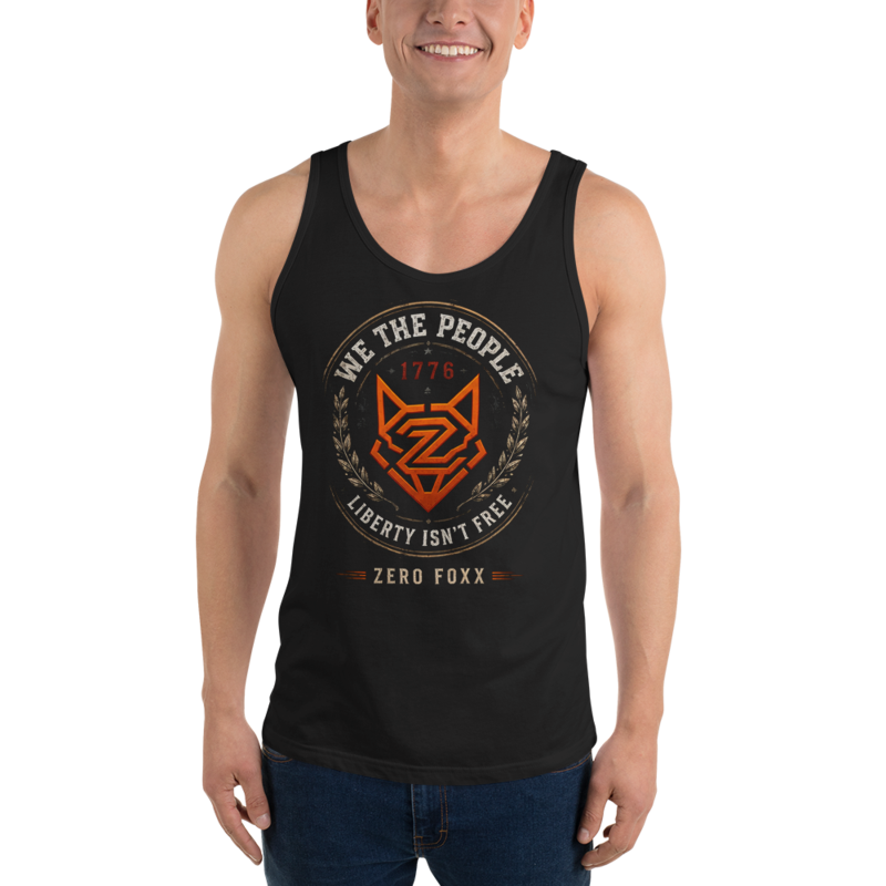 We the People — Liberty Isn't Free | Tank Top — Black / XS