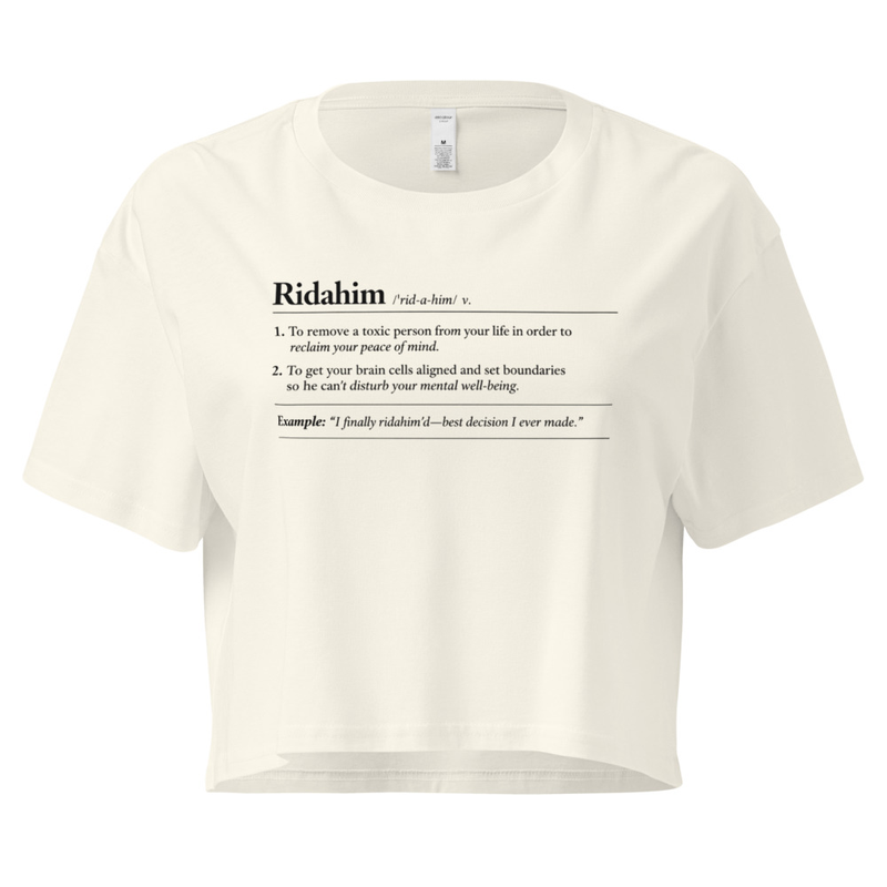 "Ridahim" - Women’s crop top