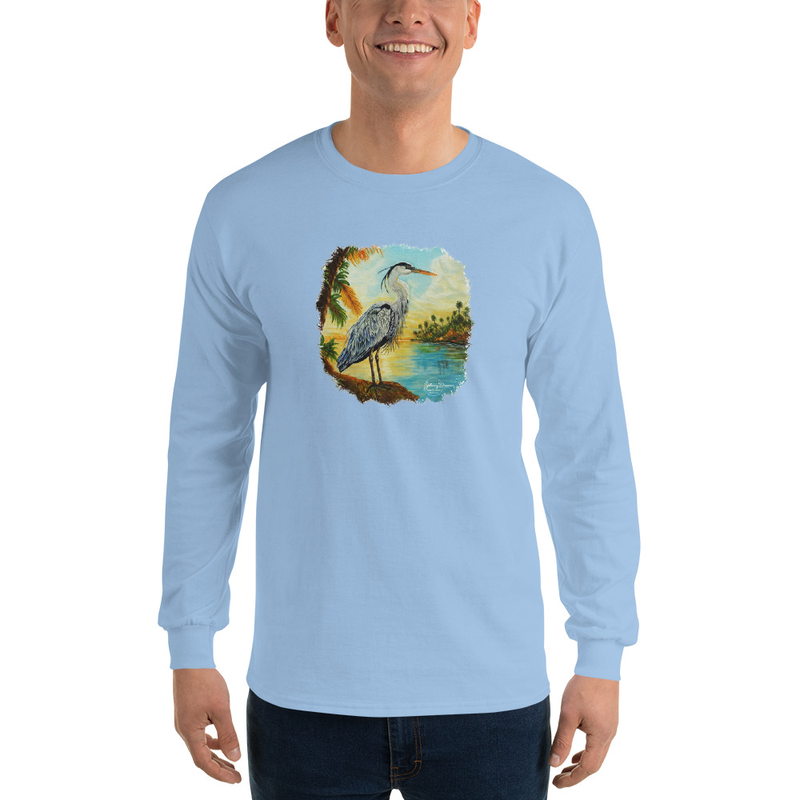 Free Bird Long Sleeve Shirt – 2XL, Light Blue