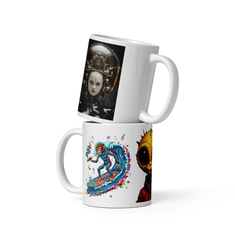 3 arts White glossy mug