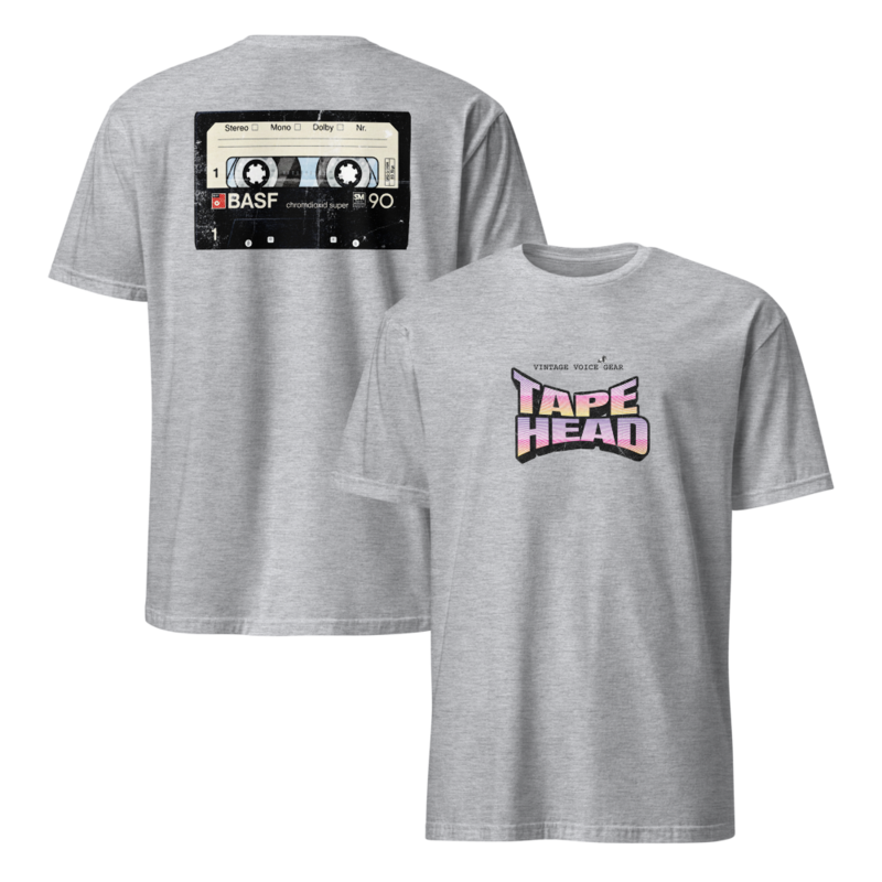 Tape Head T-Shirt – L, Sport Grey
