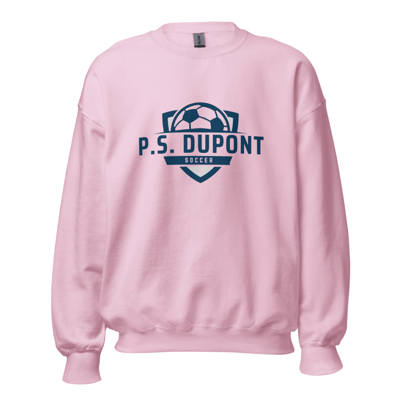 P.S. duPont Soccer Unisex Sweatshirt – XL, Light Pink