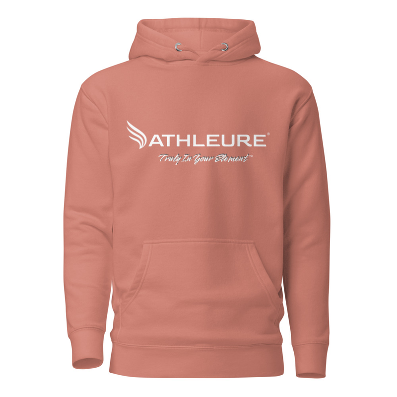 ATHLEURE® - Unisex Hoodie – L, Dusty Rose
