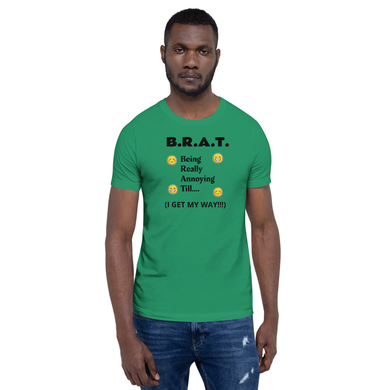 B.R.A.T. Unisex T-Shirt – XS, Kelly