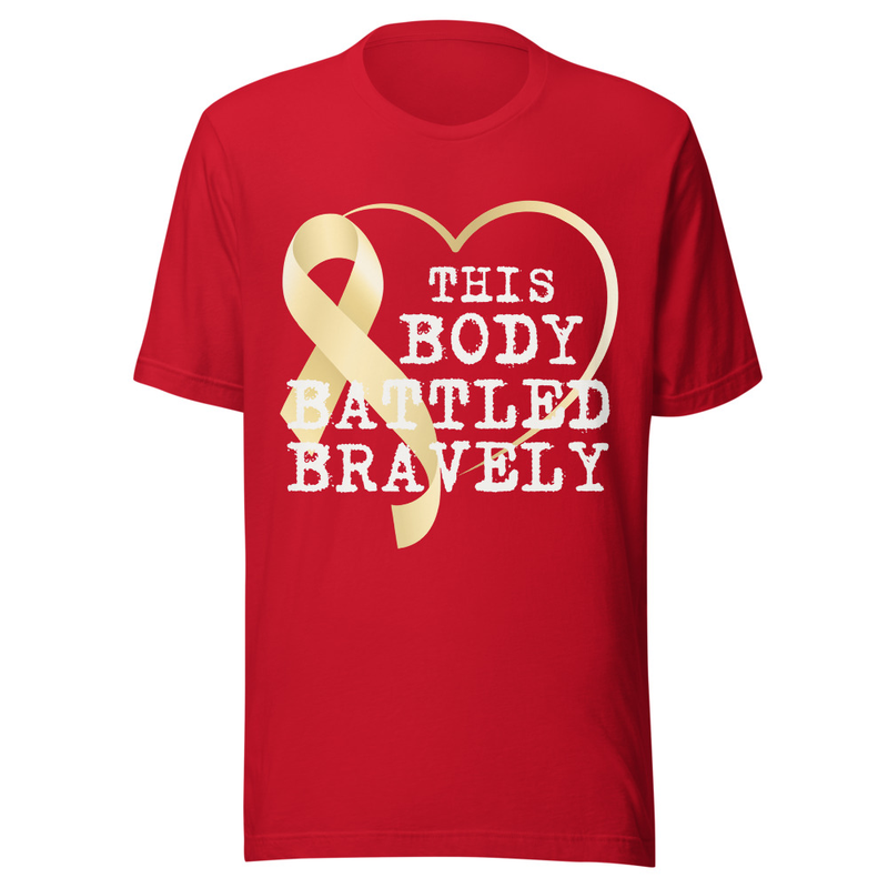This Body Battled Bravely - Midnight Tone – XS, Red