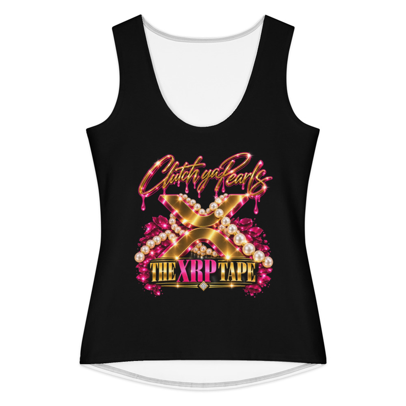 XRPtape Women's cotton tank top (blk)