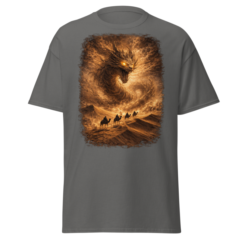 Sand dragon rises in desert storm