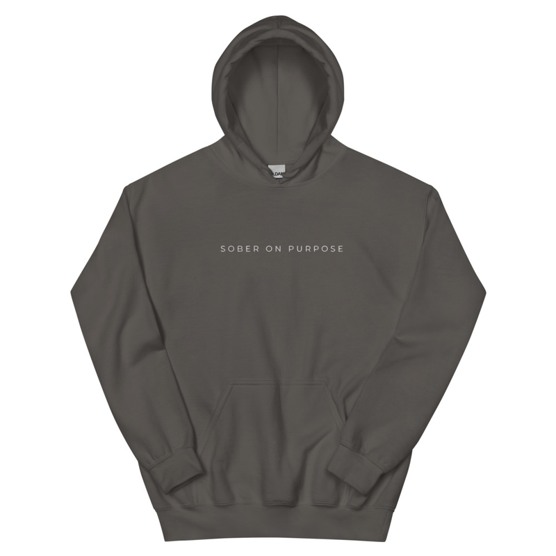 SOBER ON PURPOSE // Unisex Hoodie