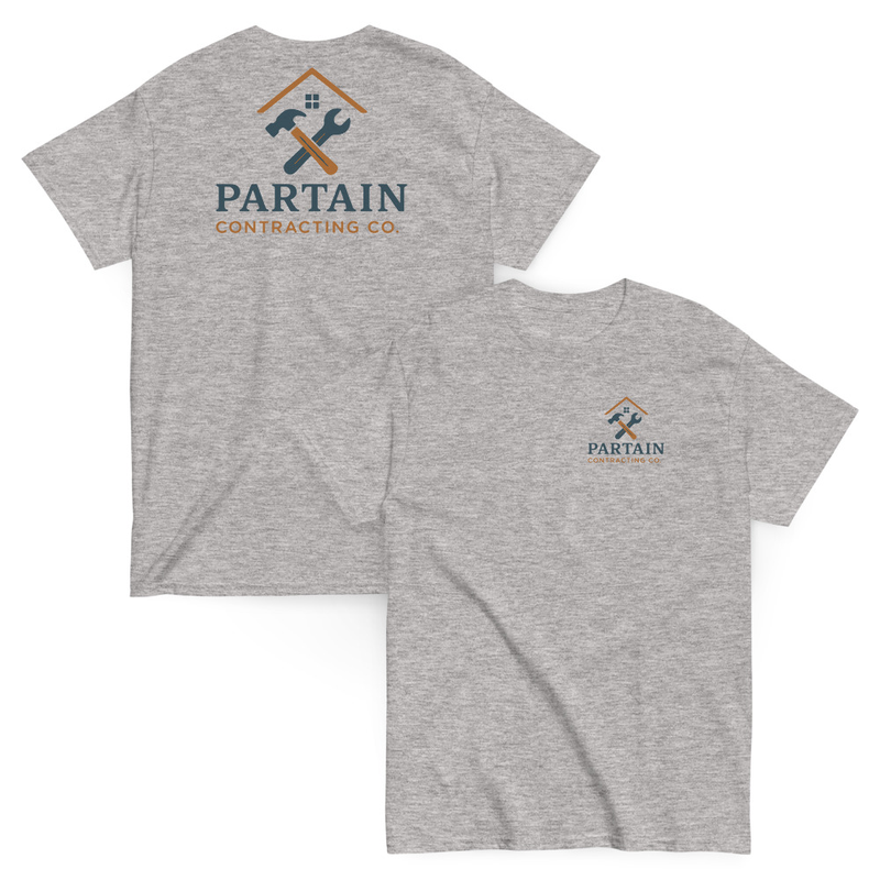 Partain Heavyweight Work Tee – M, Sport Grey