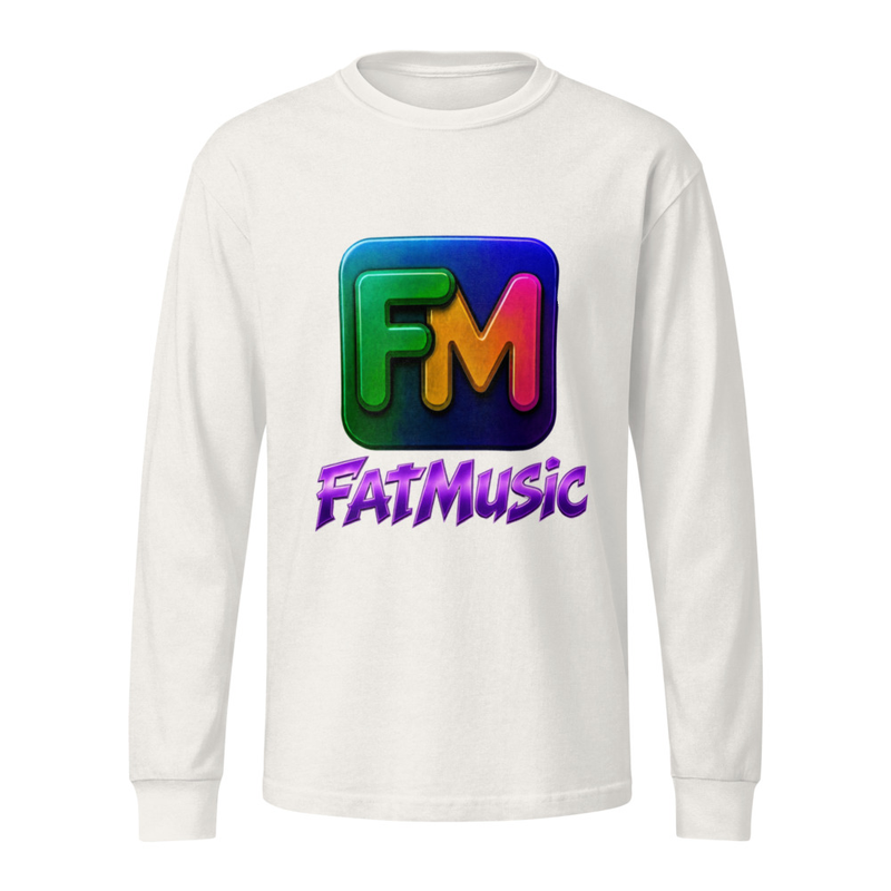Unisex garment dye heavyweight long sleeve tee
